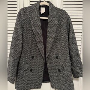 H&M Herringbone Blazer